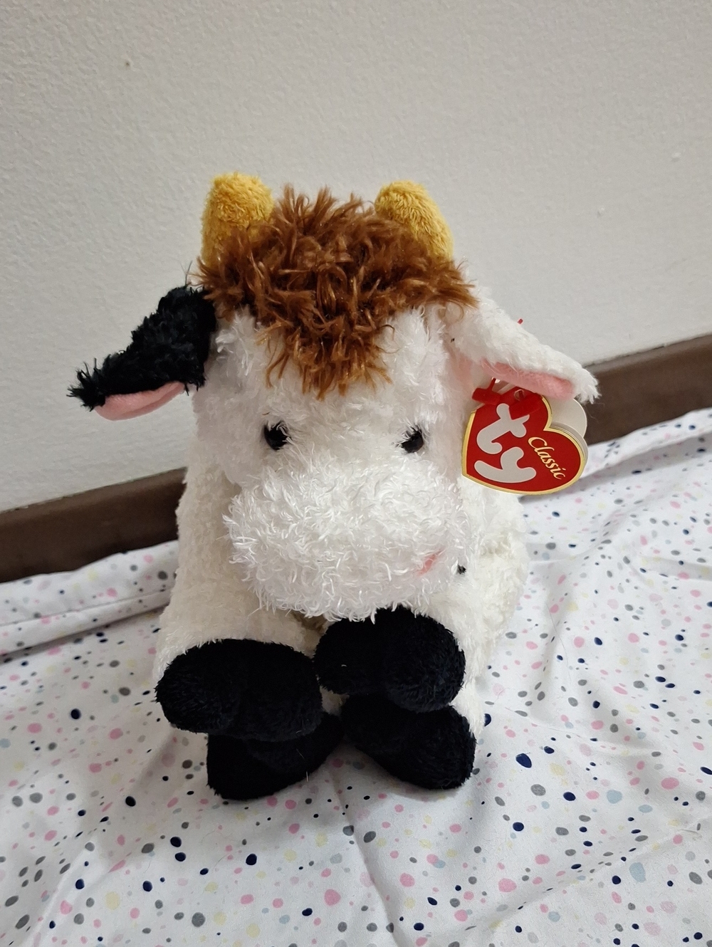 TY BEANIE TY BUTTERMILK THE COW PLUSH